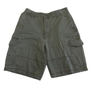 Club Room Men’s Khaki Cargo Shorts Sz 32